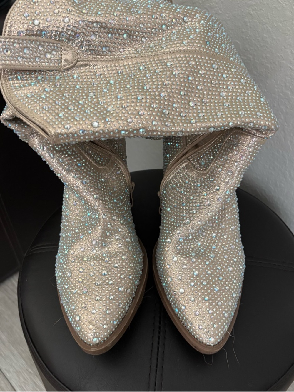 Forever Sparkly Knee-High Boots